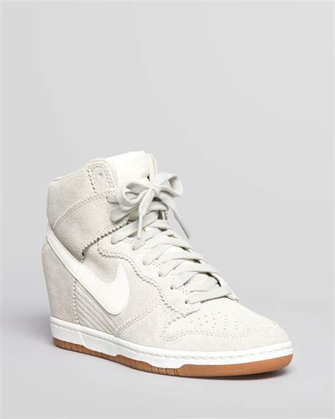 white nike wedge sneakers|nike wedges suede.